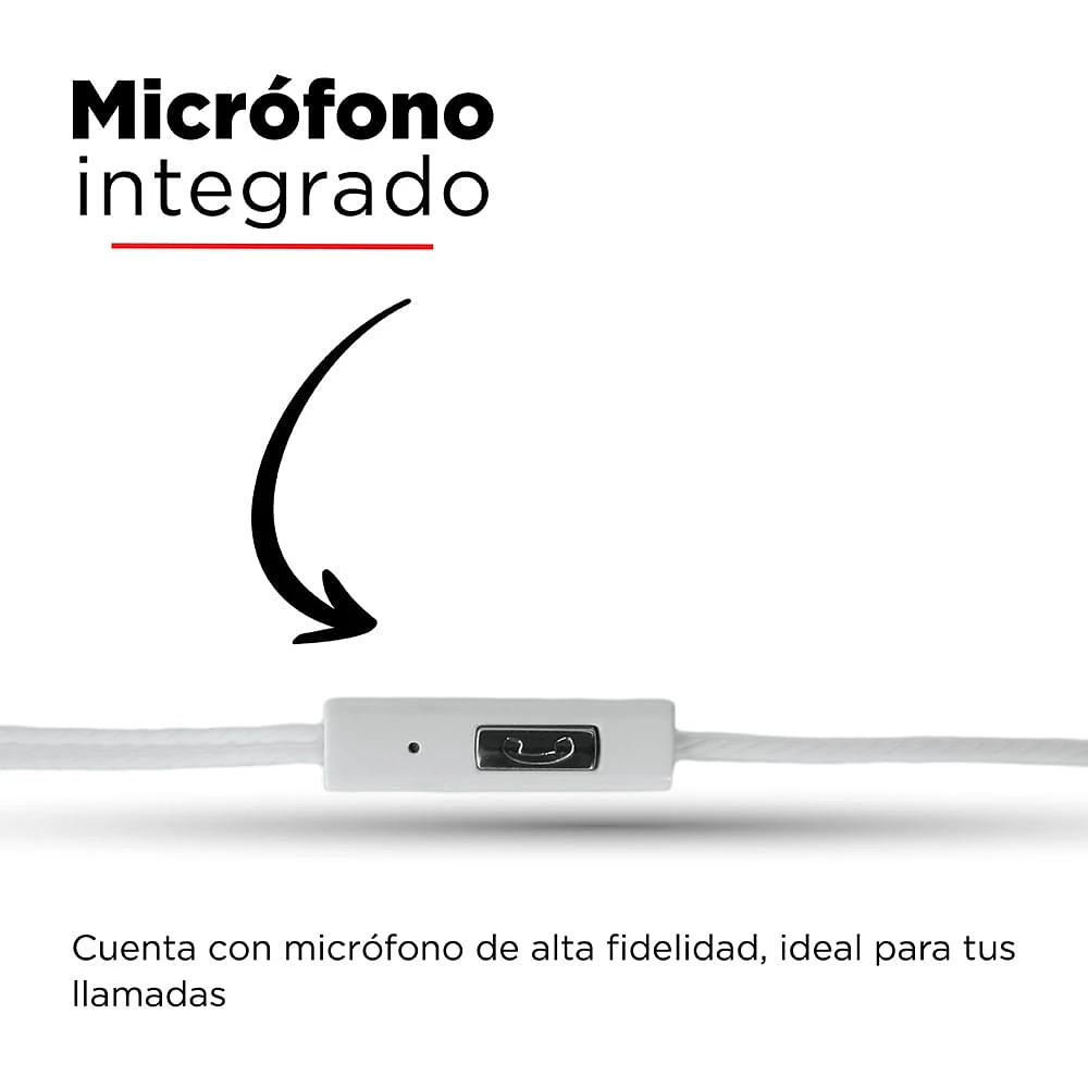 Audífonos De Cable Mod SE383 Blanco