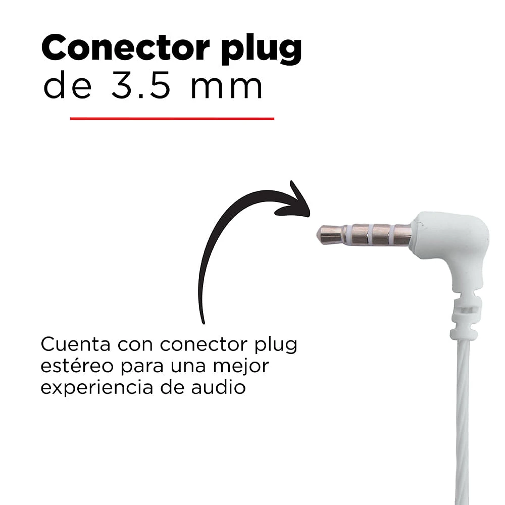 Audífonos De Cable Mod SE383 Blanco