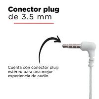 Audífonos De Cable Mod SE383 Blanco