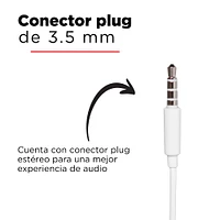 Audífonos De Cable  Con Control Dorados