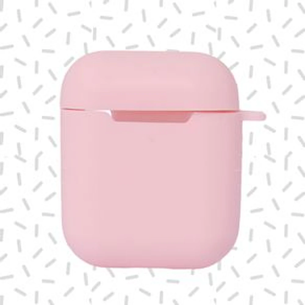 Funda Protectora Para AirPods Silicona Rosa 6x6 cm