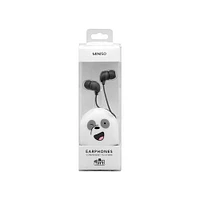 Audífonos De Cable Con Estuche We Bare Bears Panda 3.5 mm Grises 1.20 m