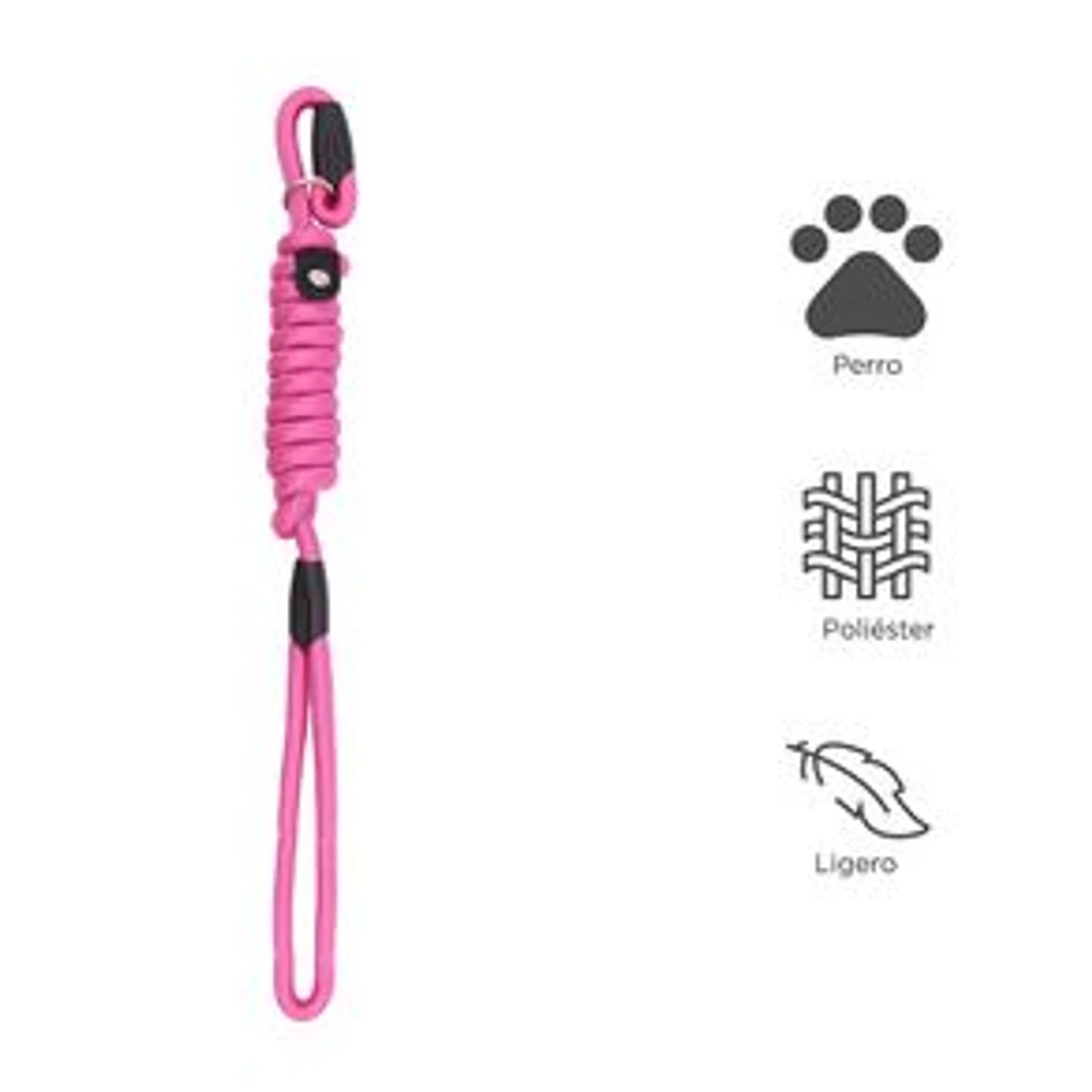 Correa Para Perro 100% Poliéster Rosa 1.5 m