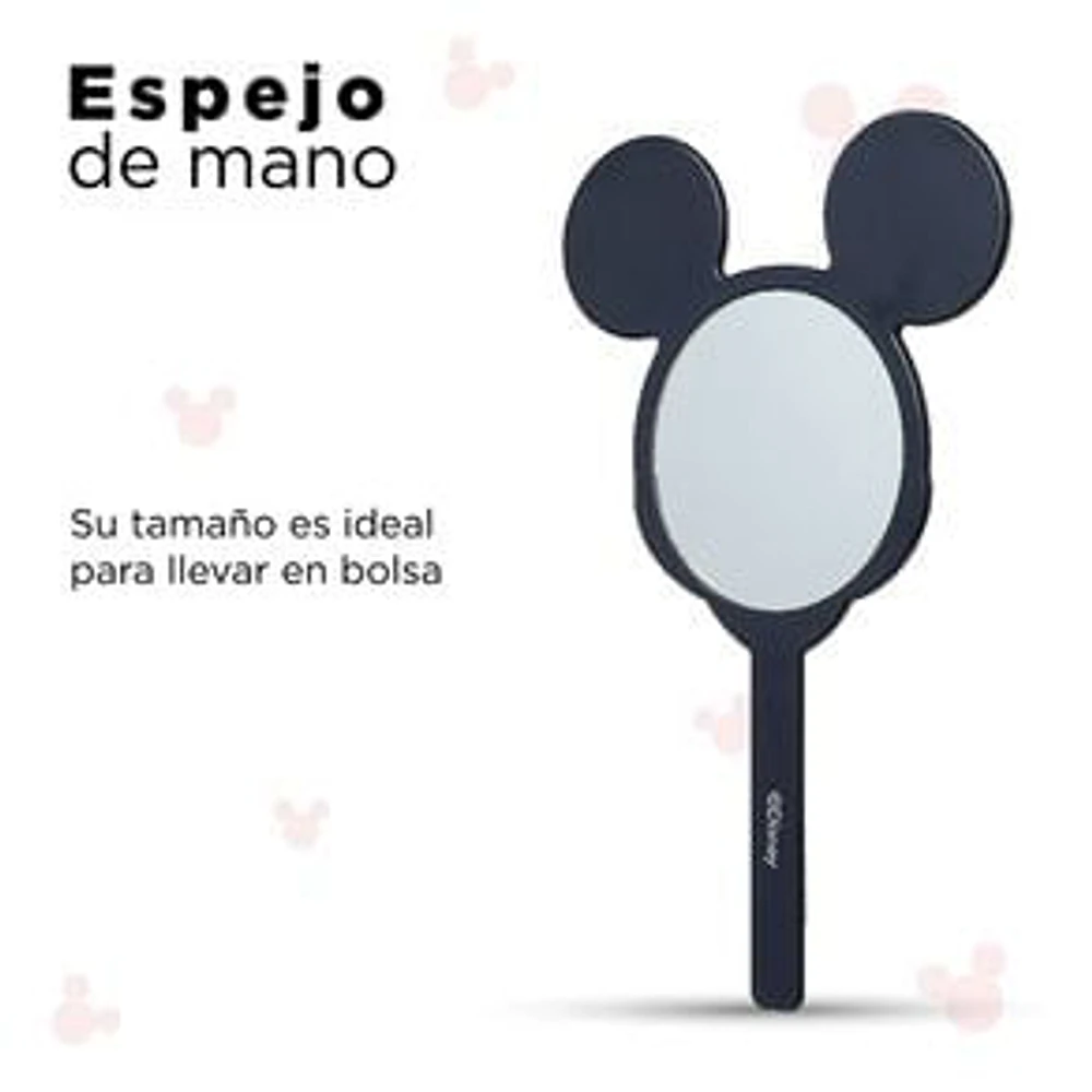 Espejo De Mano Disney Mickey Mouse Plástico Azul Marino 29.5x18 cm