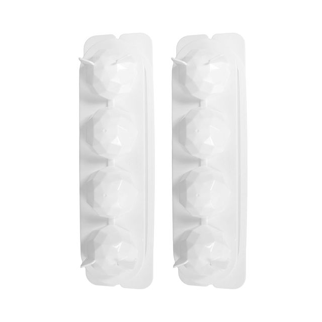 Vanyplas Moldes Para Hielo Blanco Juego De 2