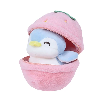 Peluche Con Estuche De Fresa Sr. Miniso Felpa 13 cm