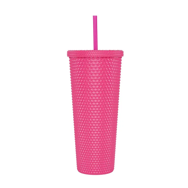 Vaso Con Tapa Y Popote Doble Capa Travelling - Cocina - Miniso en Línea