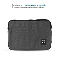 Funda Para Laptop Textil Gris 34x25x2 cm