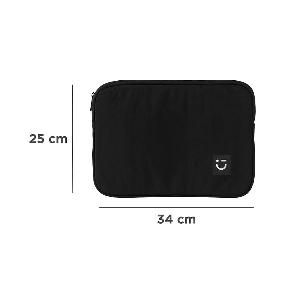 Funda Para Laptop Textil Gris 34x25x2 cm