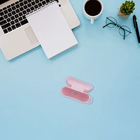 Funda Protectora Par AirPods Pro Silicona Rosa 6.5x4.5 cm