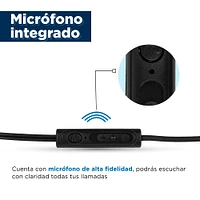 Audífonos De Cable 3.5 mm Negros 120 cm