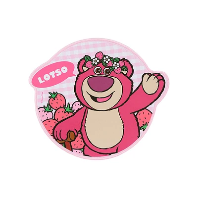 Mouse Pad Toy Story Lotso Disney Poliéster Rosa 24x21x0.3 cm