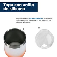 Vaso Térmico Degradado Acero Inoxidable  Naranja 343 ml