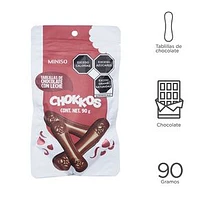 Snack Chokkos Chocolate Tabletas De Chocolate Con Leche 90g