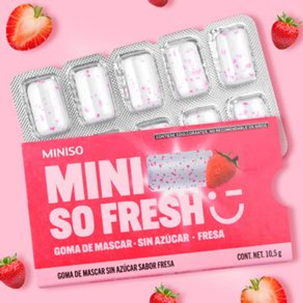 Chicles Miniso Fresh De Fresas