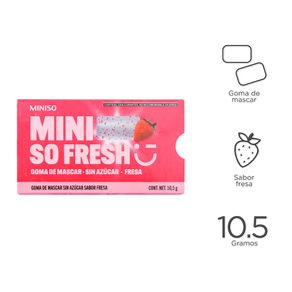 Chicles Miniso Fresh De Fresas