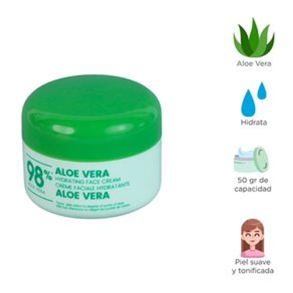 Crema Facial Hidratante 50 gr Aloe Vera