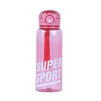 Botella Deportiva Con Tapa De Anillo Tritan Rojo 700 ml