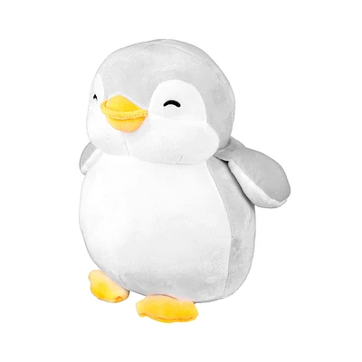 Peluche De Pingüino Miniso Sr. Miniso Felpa Gris cm