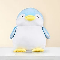 Peluche De Pingüino Miniso Sr. Miniso Felpa Azul 48 cm