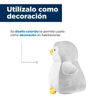 Peluche De Pingüino Miniso Sr. Miniso Felpa Gris cm