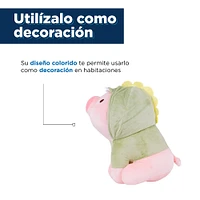 Peluche Con Capucha Miniso Cerdito Felpa 23x20x27 cm