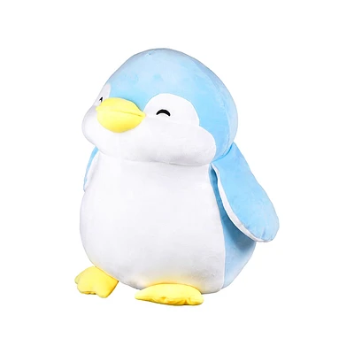 Peluche De Pingüino Miniso Sr. Miniso Felpa Azul 48 cm