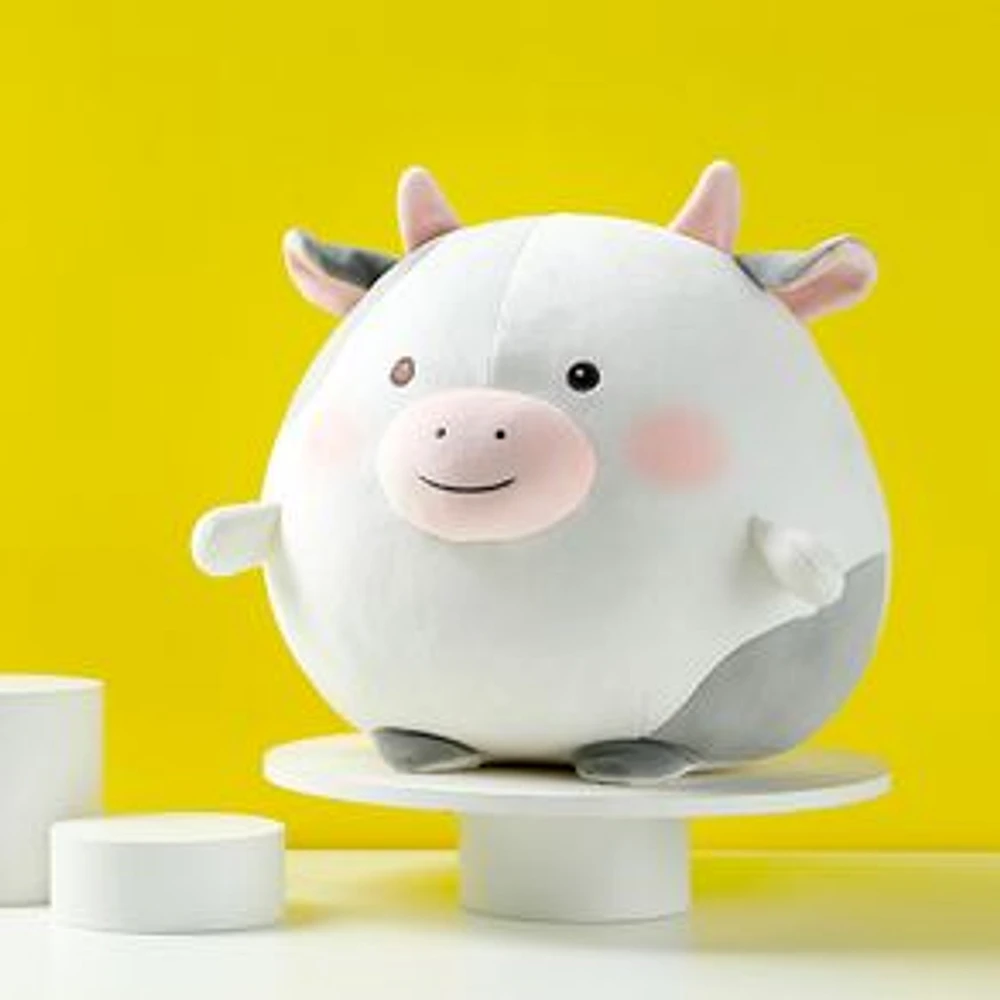 Peluche Miniso Vaca Felpa Blanco 30 cm