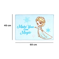 Tapete Disney Elsa Decorativo Azul 60x40 cm