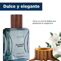 Perfume Black Code Para Hombre 100 ml Bergamota, violetas, gálbano.