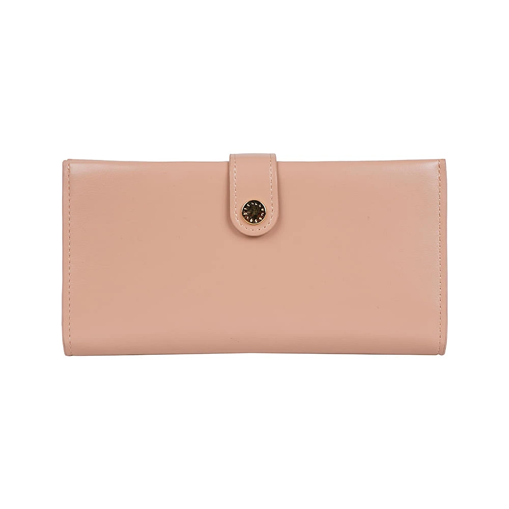 Cartera Larga Para Mujer Albaricoque 19.4X10.4X2.8CM