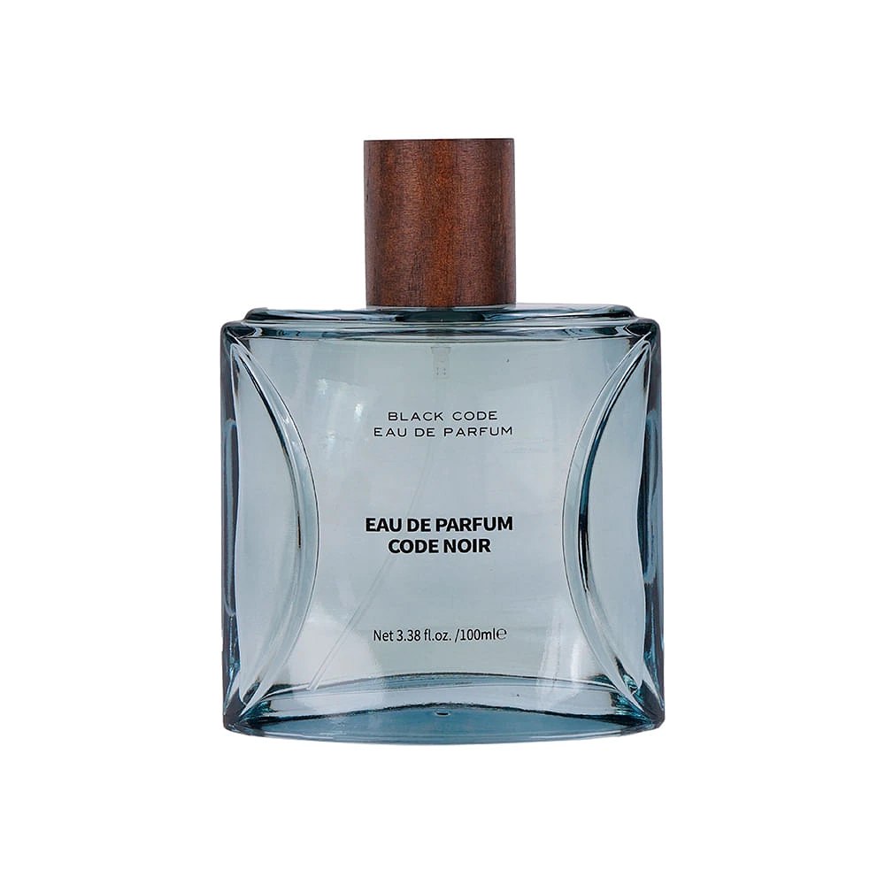 Perfume Black Code Para Hombre 100 ml Bergamota, violetas, gálbano.