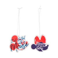 Set De Aromatizantes Para Auto Disney Minnie Mouse, Mickey Mouse 2 Piezas