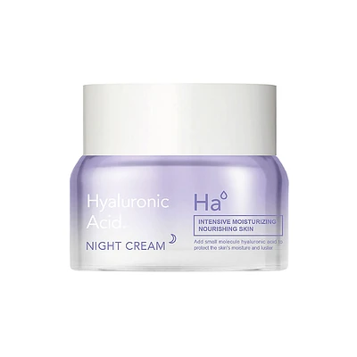 Crema Facial De Noche Hidratación Intensiva 50 gr Ácido Hialurónico