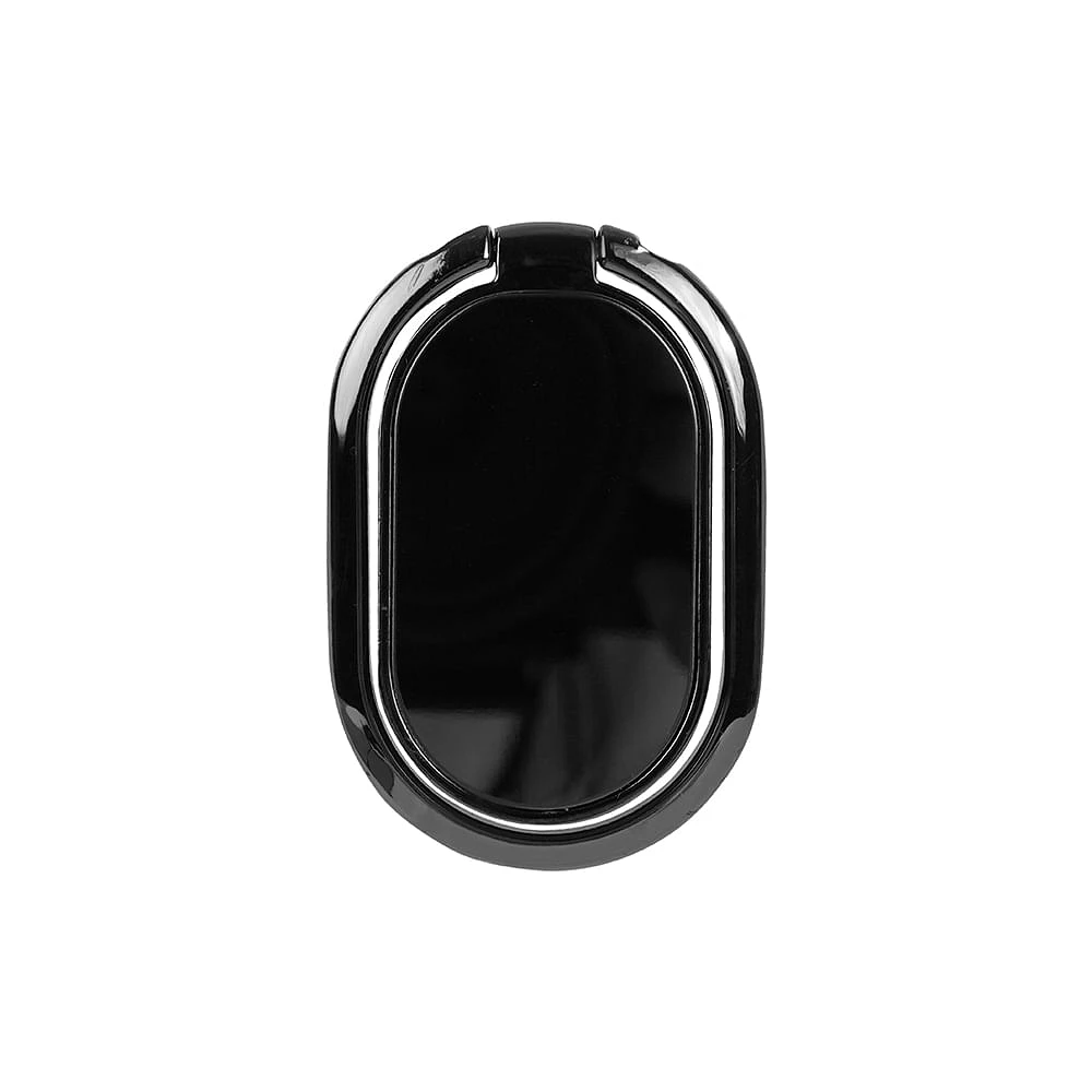 Soporte Para Celular Tipo Anillo Metálico Negro 3x4.5 cm