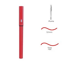 Pluma Tinta Roja 1.0 mm