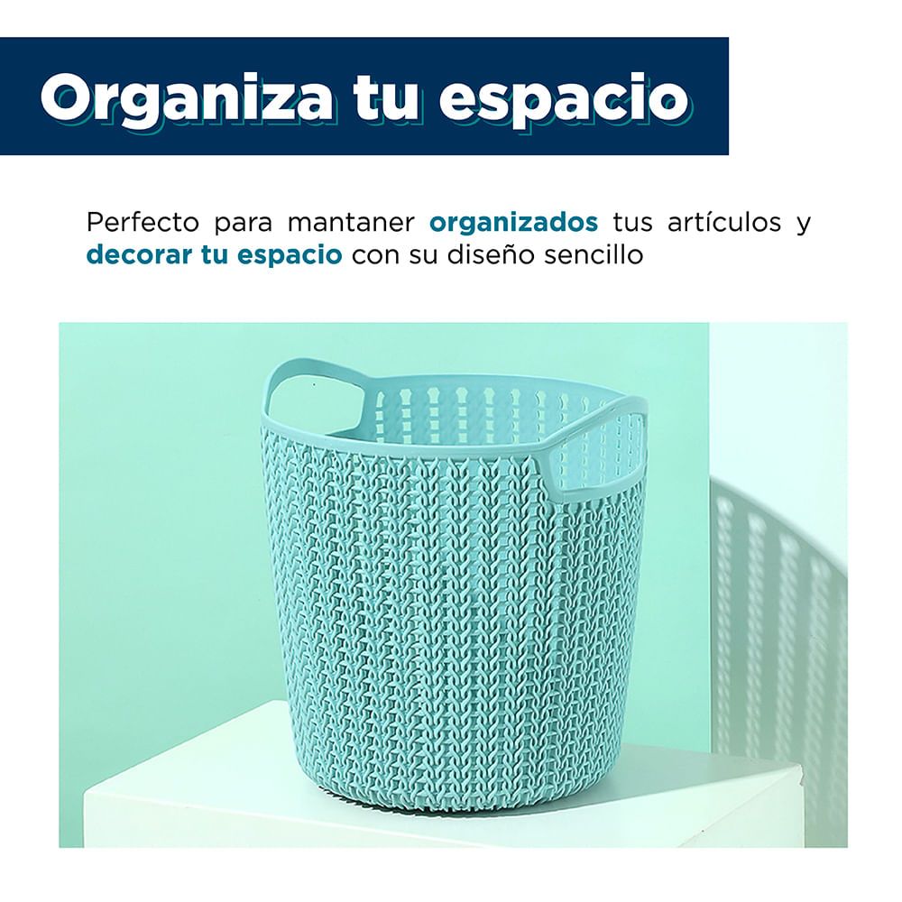 Canasta Para Organizar Azul 16 Litros – Do it Center