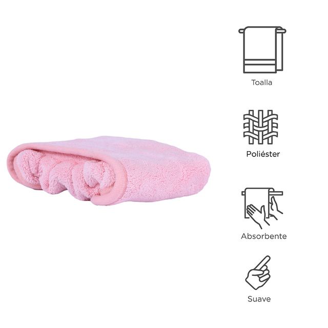 Rosa) Toallas de mano para niños, toallas de mano decorativas de cocina de  conejo, toallas absorbentes limpias extra gruesas con lazo para colgar,  secar las manos rápidamente JM