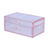 Caja De Almacenamiento Con Cajón Plástico Coral 23.8x15.3x10.8 cm