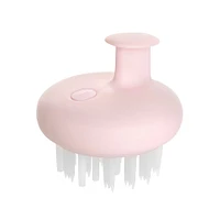 Cepillo Masajeador Para Cabello De Shampoo Rosa