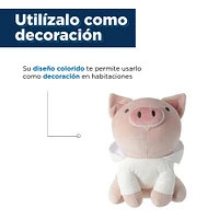 Peluche Miniso Cerdito Con Capucha De Unicornio Felpa 16x26 cm