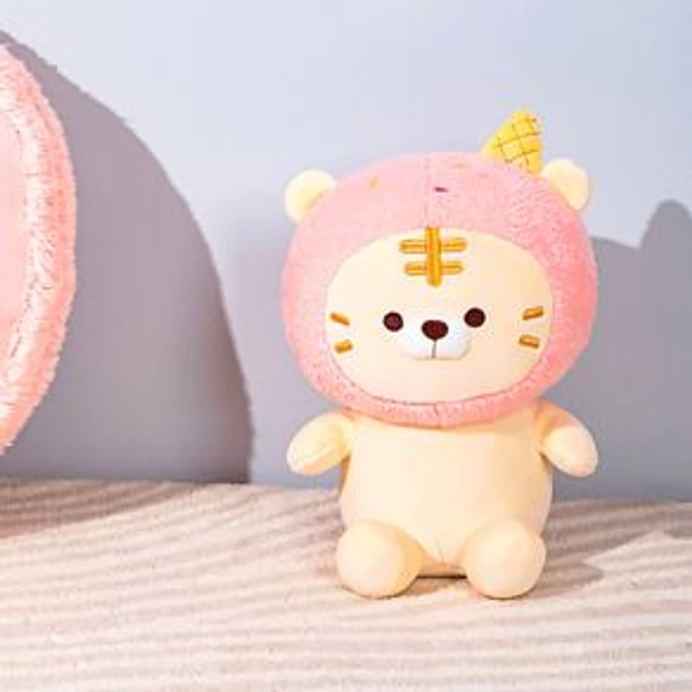 Peluche Miniso Tigre Felpa Rosa 23.5x16 cm