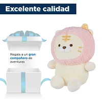 Peluche Miniso Tigre Felpa Rosa 23.5x16 cm