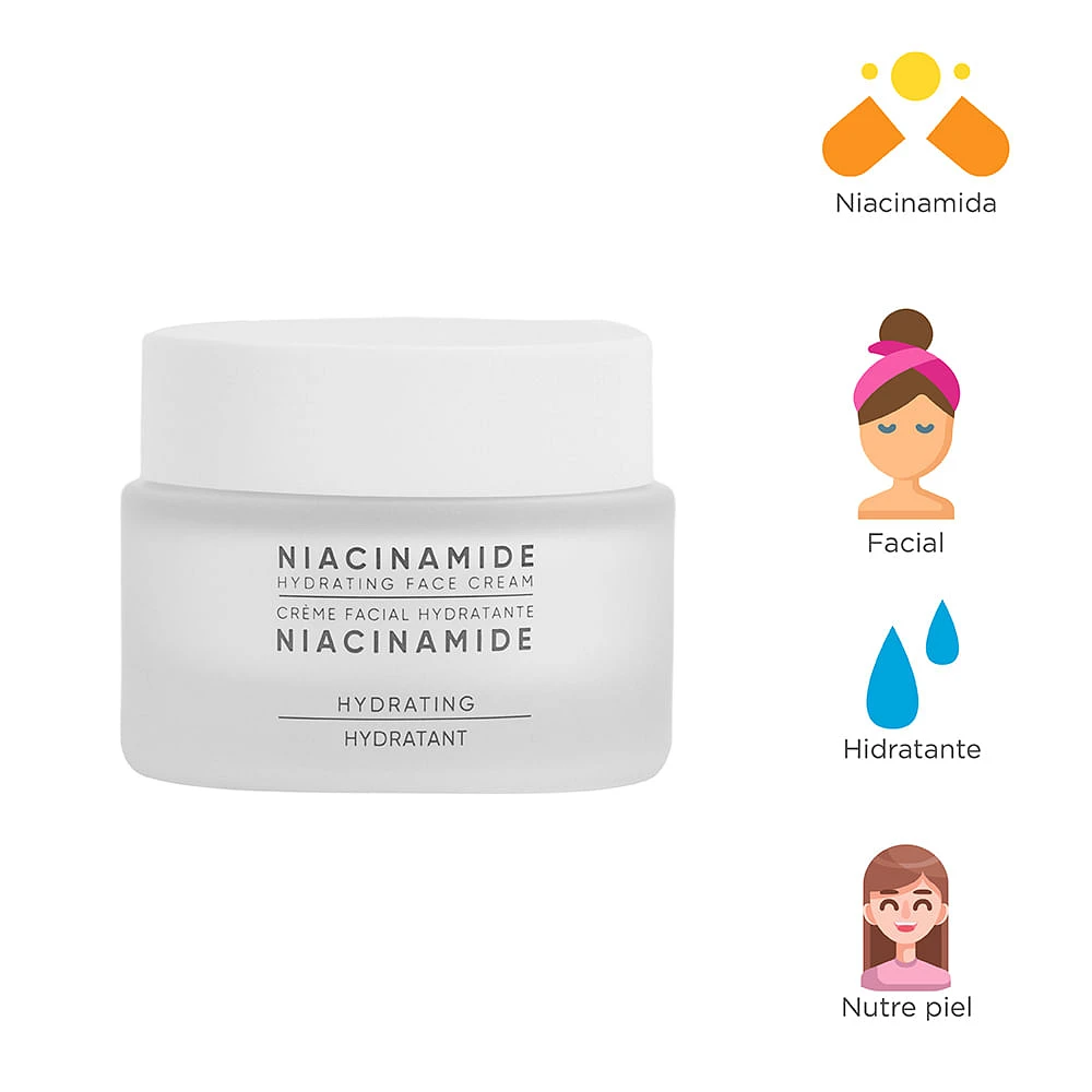 Crema Facial Hidratante 50 gr Niacinamida
