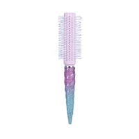 Cepillo Redondo Para Cabello Unicorn Dream Sintético Rosa 24.5 cm