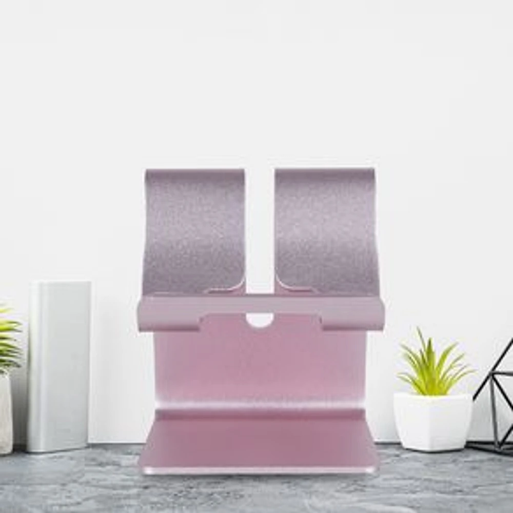 Soporte Para Celular De Escritorio Rosa