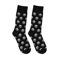 Calcetines Para Hombre Moneda Negro 24-26CM