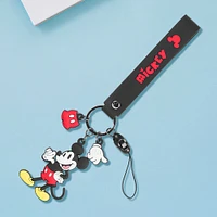 Accesorio Decorativo Para Celular Disney Mickey Mouse Silicona Negro 22 cm