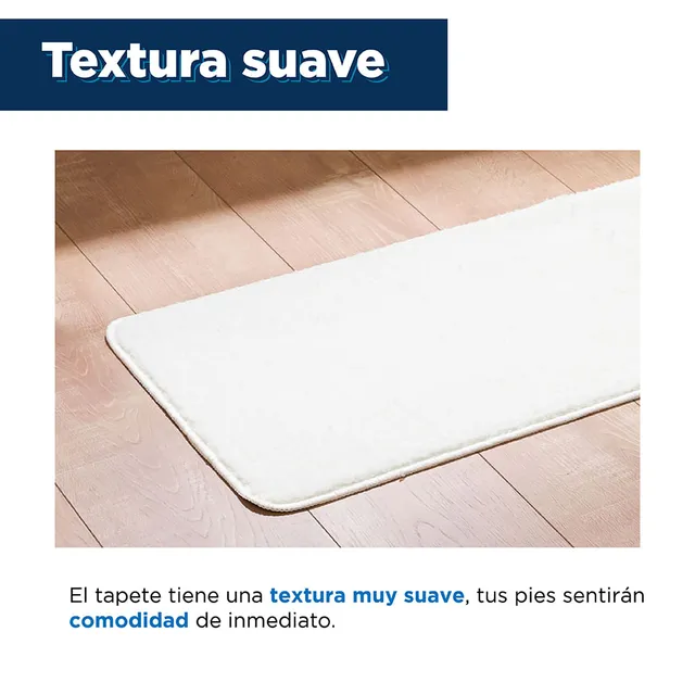 Miniso Tapete Para Cocina Cuadriculado PVC 44x120 cm