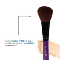 Kit Brochas De Maquillaje Moradas 11.5 cm 5 Piezas